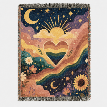 Rainbow horizon Blanket