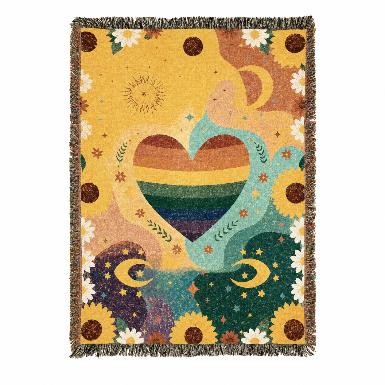 Rainbow horizon Blanket